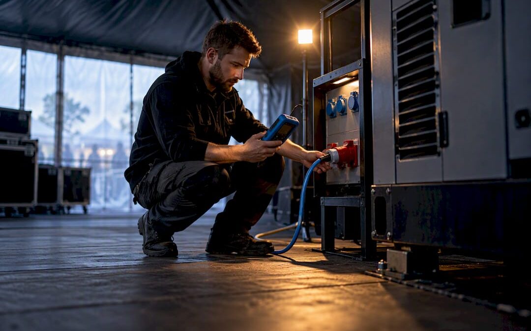 Event Generator Sizing for UK Planners: Calculate 14 kW to 25–30 kVA